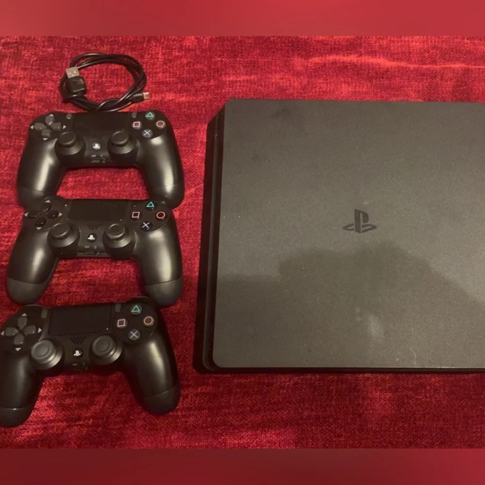 Sony PlayStation Console - Black and White